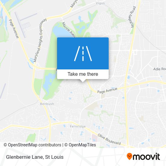 Mapa de Glenbernie Lane