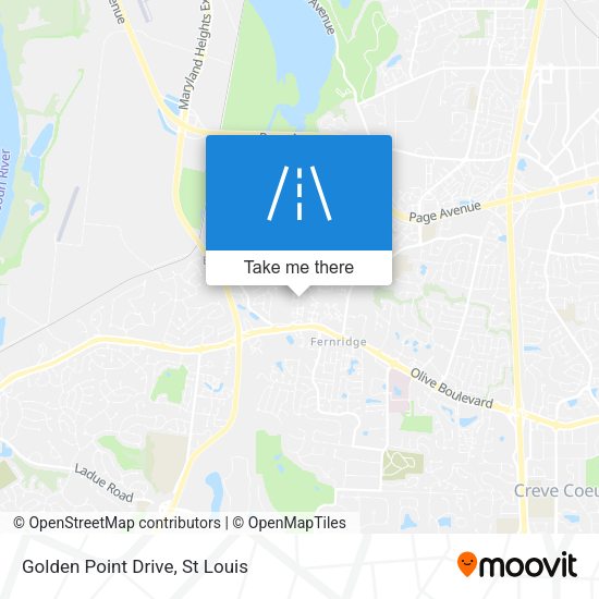Golden Point Drive map
