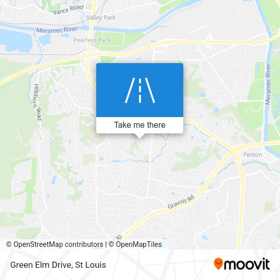 Mapa de Green Elm Drive