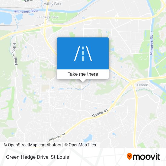 Mapa de Green Hedge Drive