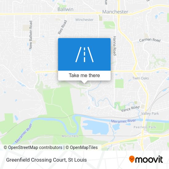 Greenfield Crossing Court map