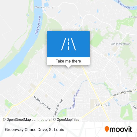 Greenway Chase Drive map