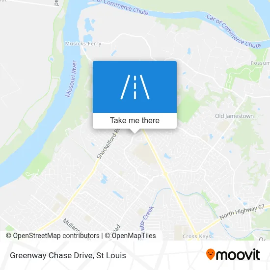 Greenway Chase Drive map