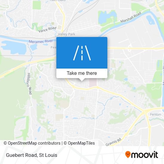 Mapa de Guebert Road