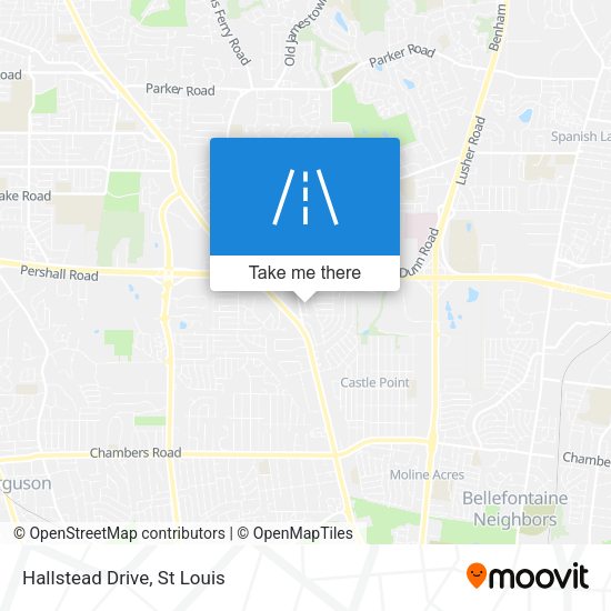 Mapa de Hallstead Drive