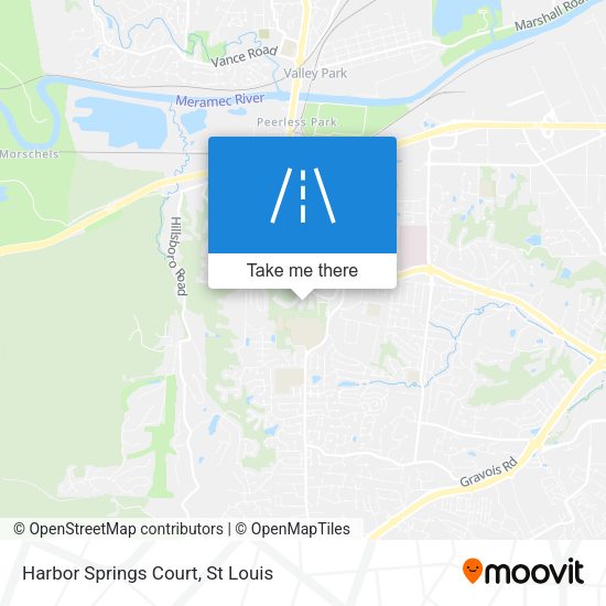 Harbor Springs Court map