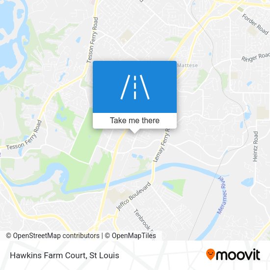 Hawkins Farm Court map