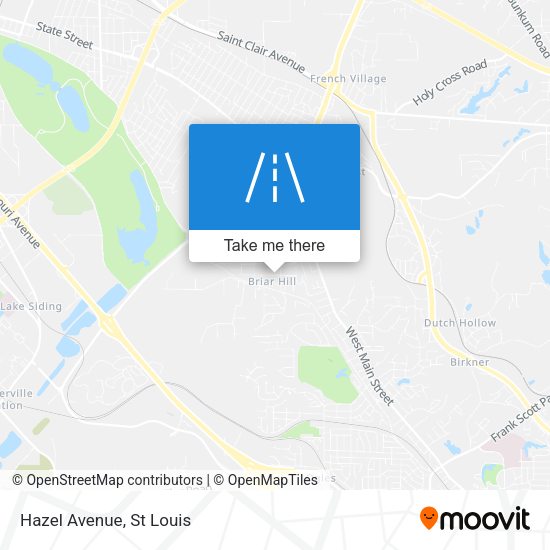 Mapa de Hazel Avenue