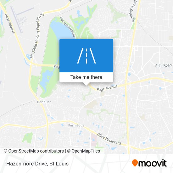 Mapa de Hazenmore Drive