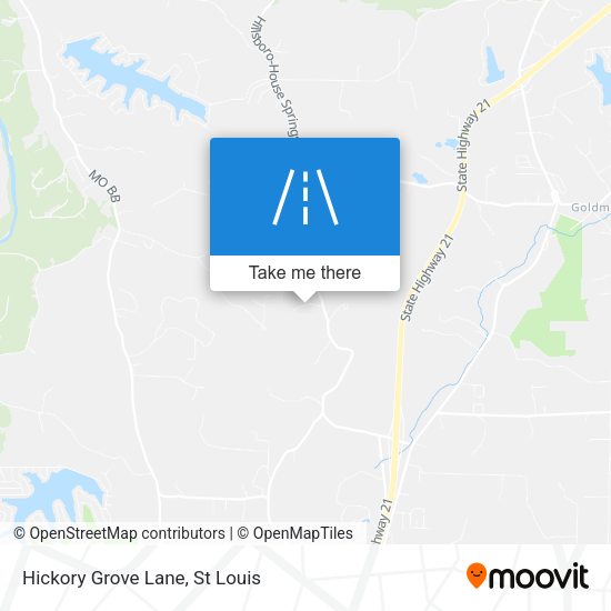 Hickory Grove Lane map