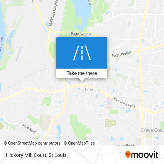 Hickory Mill Court map