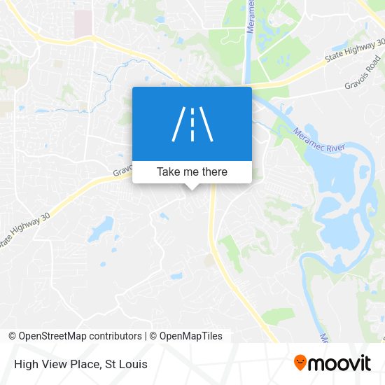 Mapa de High View Place