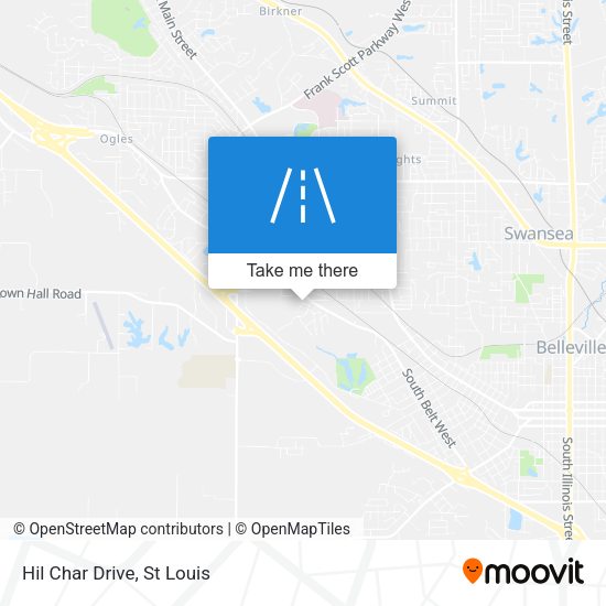 Hil Char Drive map
