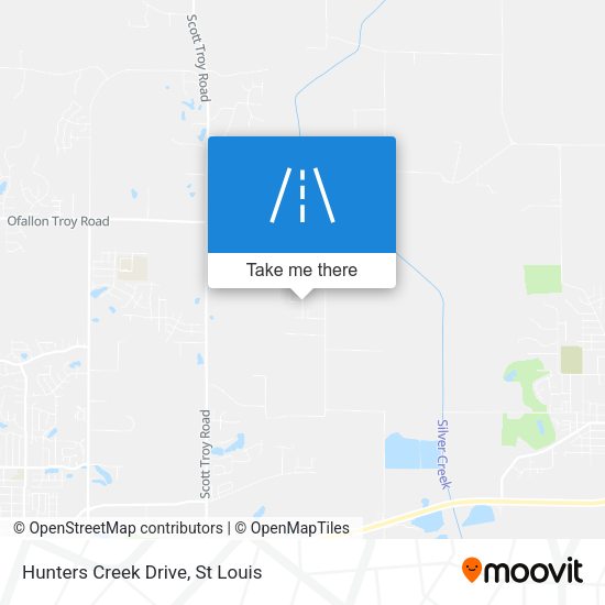 Hunters Creek Drive map