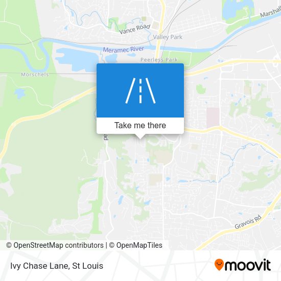 Mapa de Ivy Chase Lane