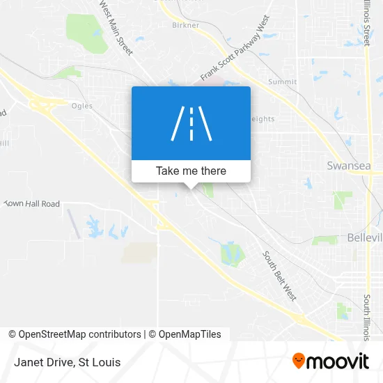 Janet Drive map