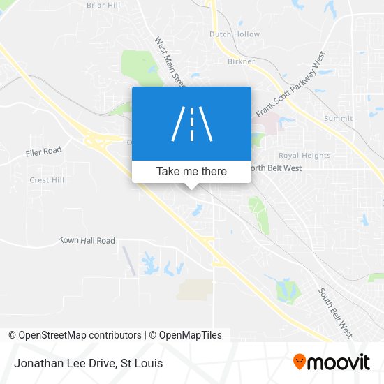 Jonathan Lee Drive map