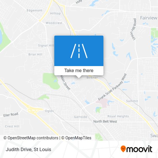 Mapa de Judith Drive