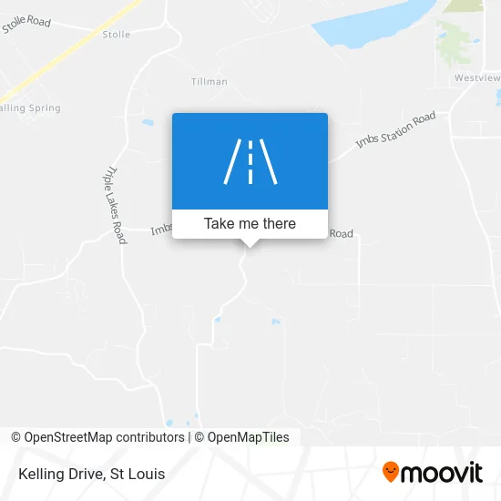 Kelling Drive map