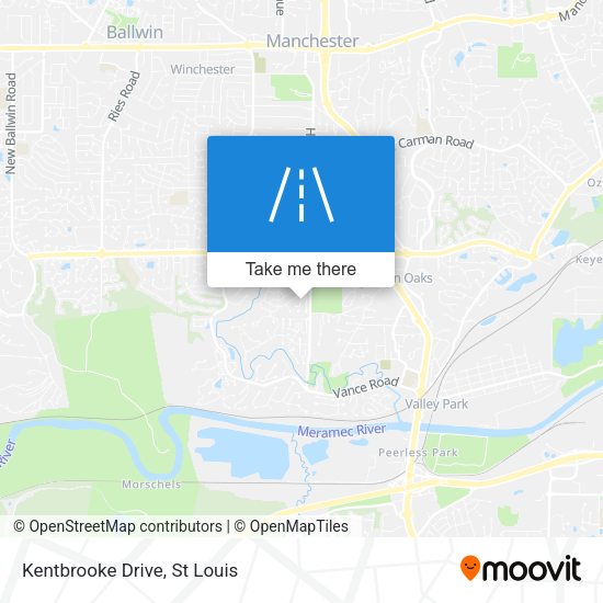 Mapa de Kentbrooke Drive