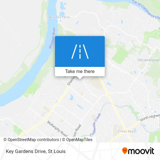 Key Gardens Drive map