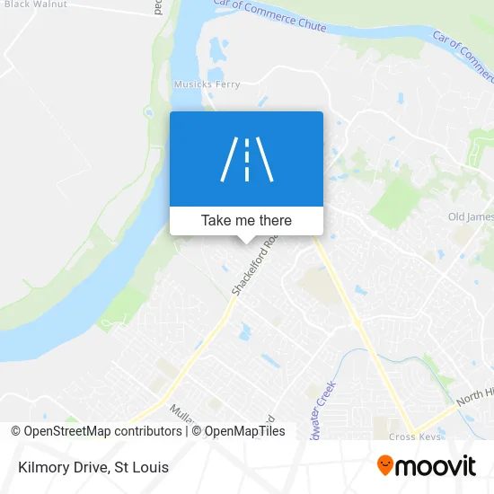 Kilmory Drive map
