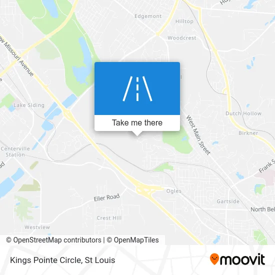 Kings Pointe Circle map