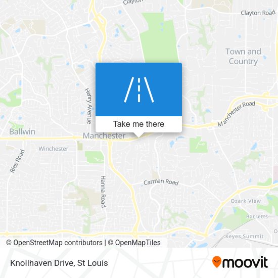 Mapa de Knollhaven Drive