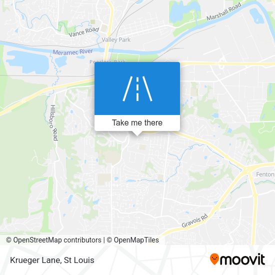 Mapa de Krueger Lane