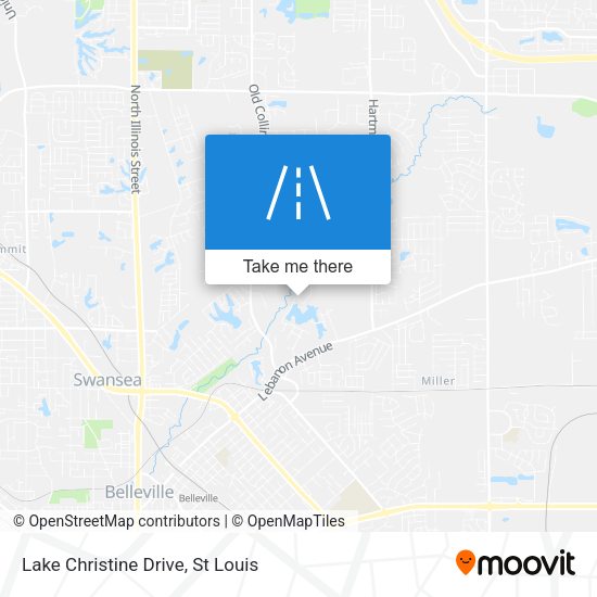 Lake Christine Drive map