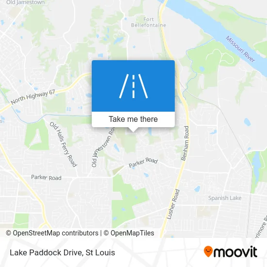 Lake Paddock Drive map