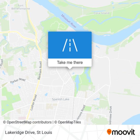 Mapa de Lakeridge Drive