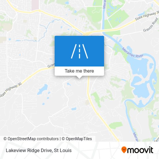 Lakeview Ridge Drive map