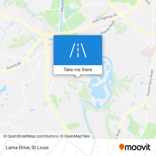 Mapa de Lama Drive