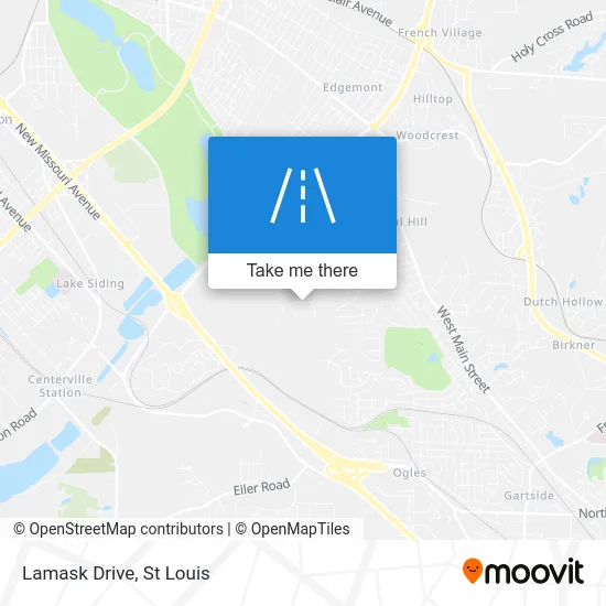 Lamask Drive map