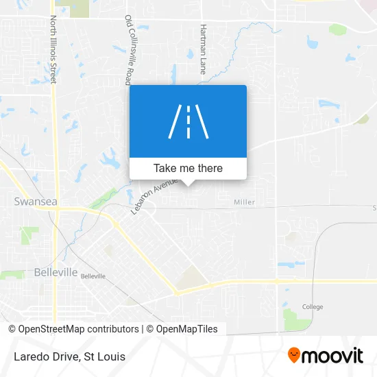 Laredo Drive map