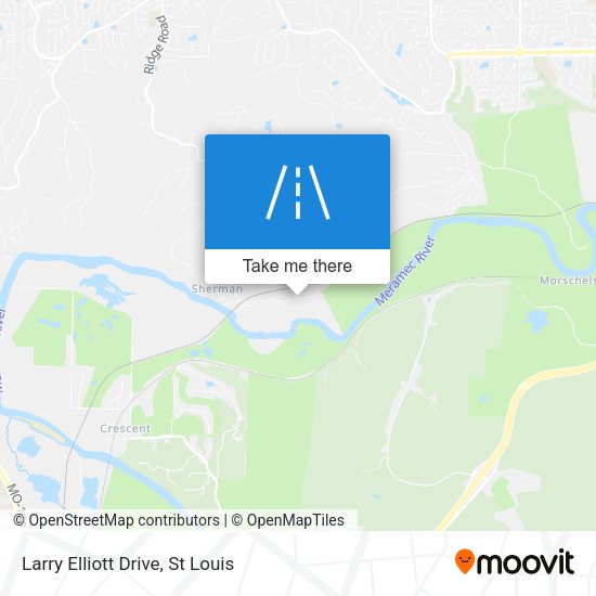 Larry Elliott Drive map