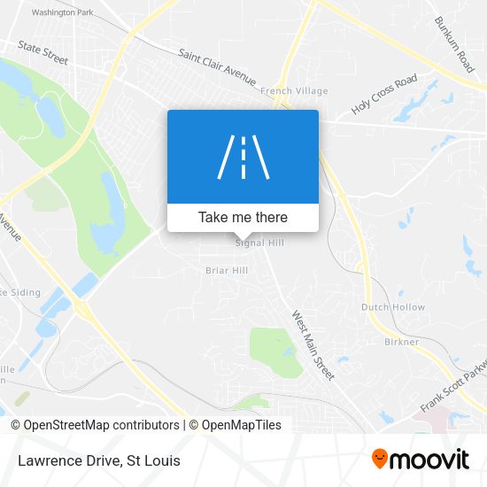 Lawrence Drive map