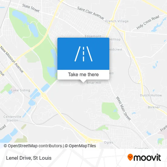 Lenel Drive map