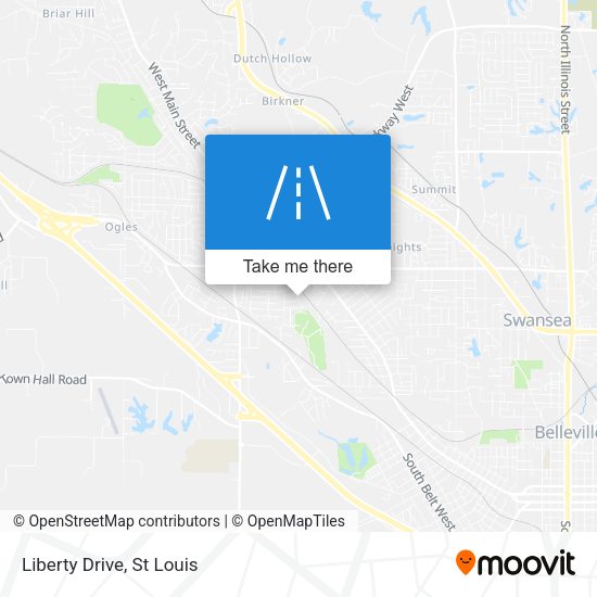 Mapa de Liberty Drive