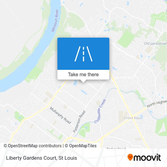 Liberty Gardens Court map