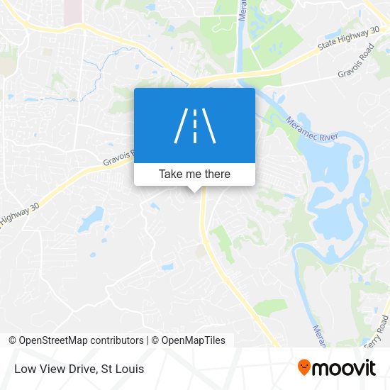 Low View Drive map