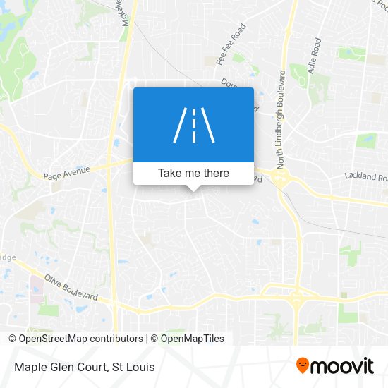 Mapa de Maple Glen Court