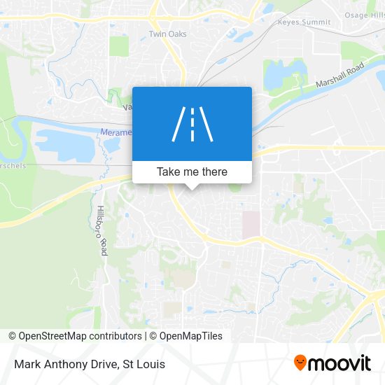 Mark Anthony Drive map