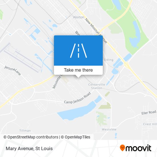 Mary Avenue map