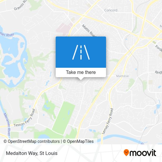Mapa de Medalton Way
