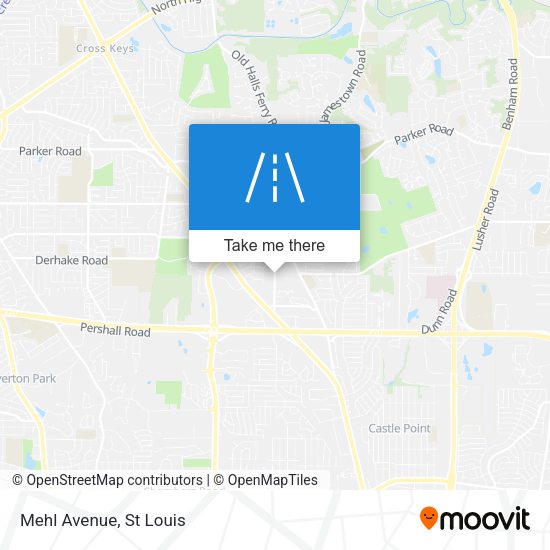 Mapa de Mehl Avenue