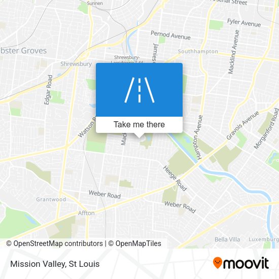Mapa de Mission Valley