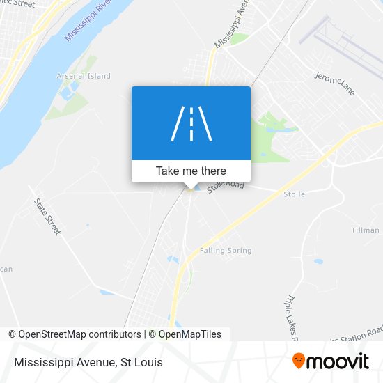 Mapa de Mississippi Avenue