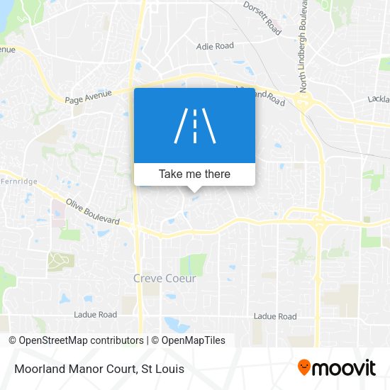 Moorland Manor Court map